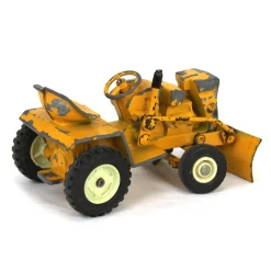 Lot of (1) Yellow ERTL Tractor with Blade