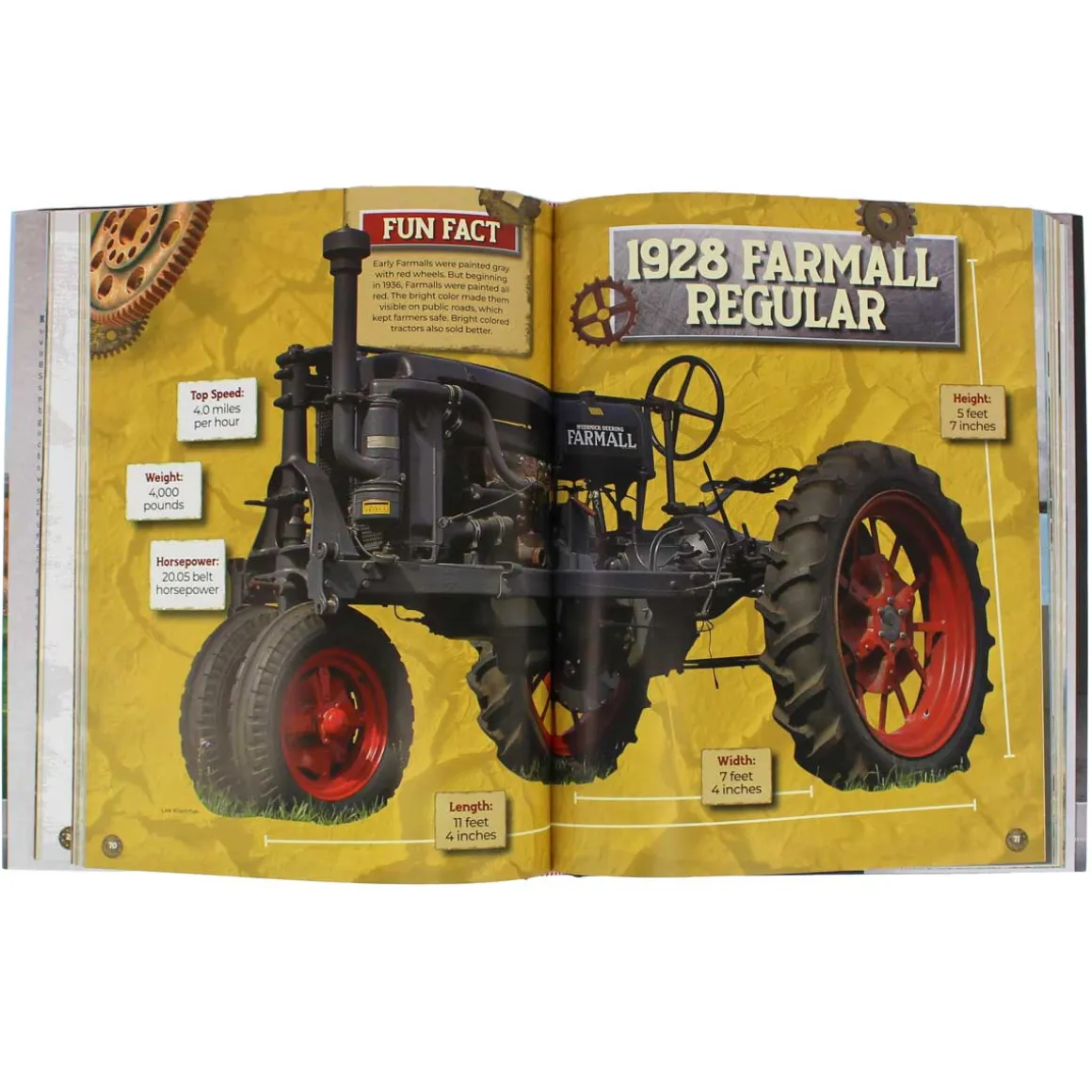 Machine Marvels: Revolutionary Red Tractors 192 Page Hardcover Book