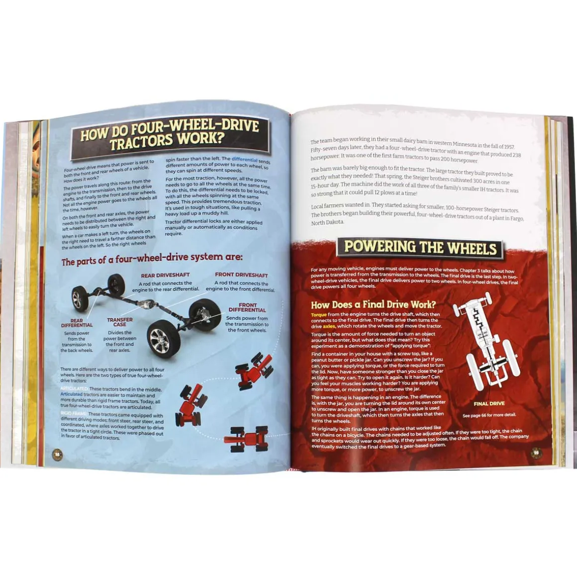Machine Marvels: Revolutionary Red Tractors 192 Page Hardcover Book