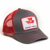 Massey Ferguson Logo Gray / Red Mesh Back Cap