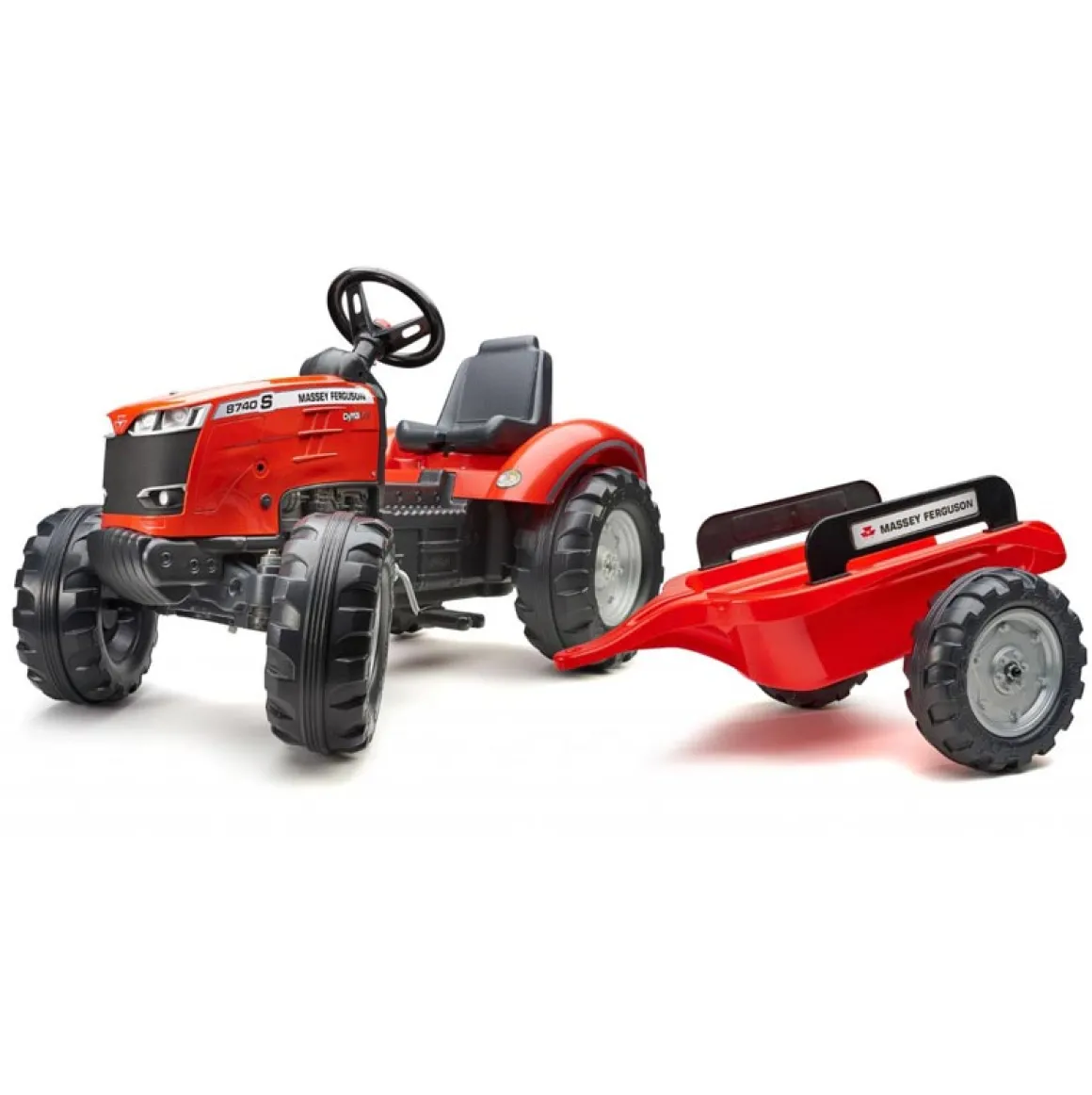 Massey Ferguson 8740S Pedal Tractor with Trailer by Falk