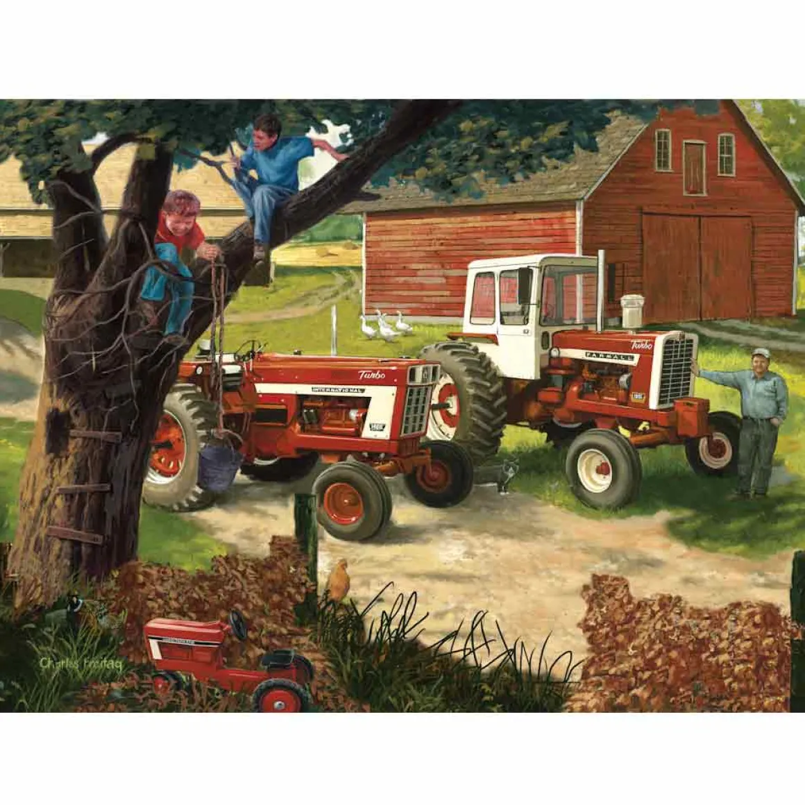 Master Pieces 1000 Pc Farmall "Boys and their Toys" Puzzle