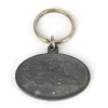 New Holland Combine Pewter Key Ring