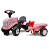 New Holland Girl's Pink Ride-on Tractor with Trailer and Tools