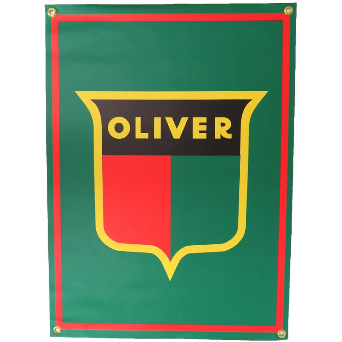 Oliver 1940s Shield Logo 22in x 30in Vinyl Banner