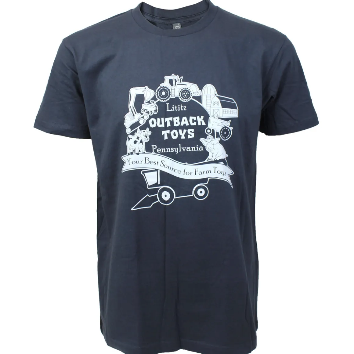 Outback Toys Lititz Pennsylvania Blue Short Sleeve T-Shirt