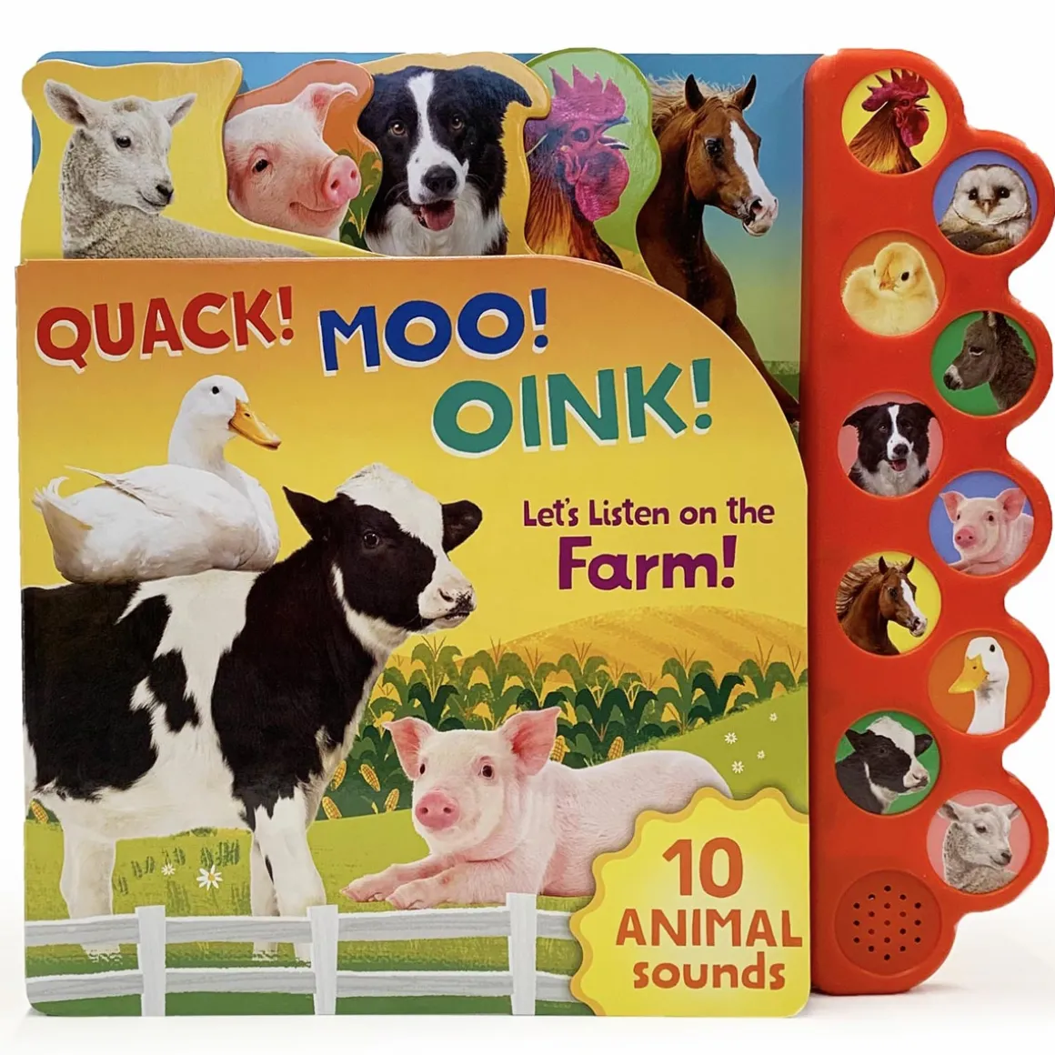 Quack! Moo! Oink! Let's Listen to the Farm Sound Board Book