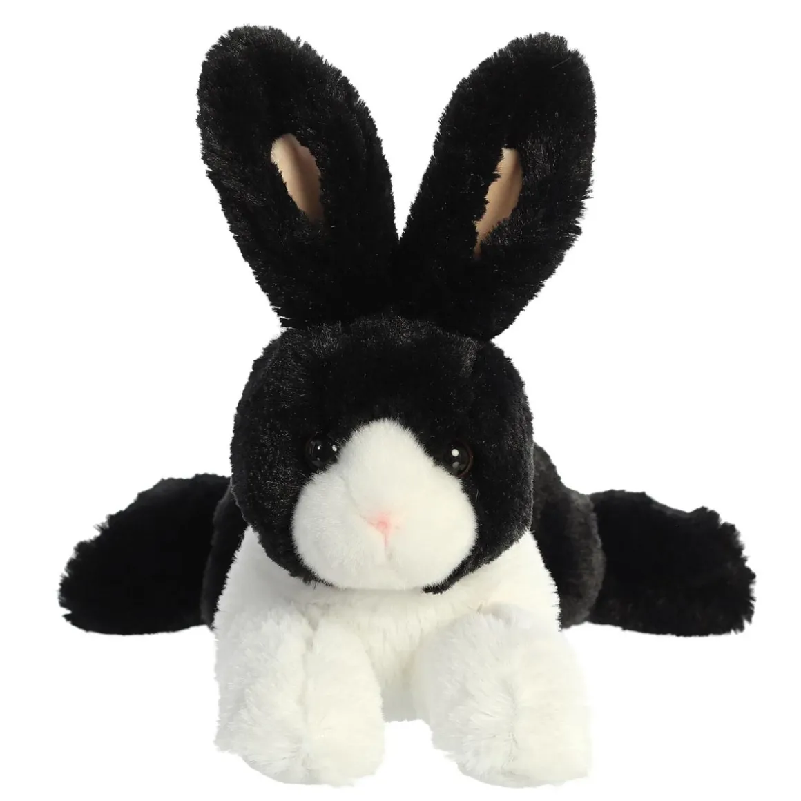 12" Dutch Rabbit Black & White Flopsie Plush by Aurora