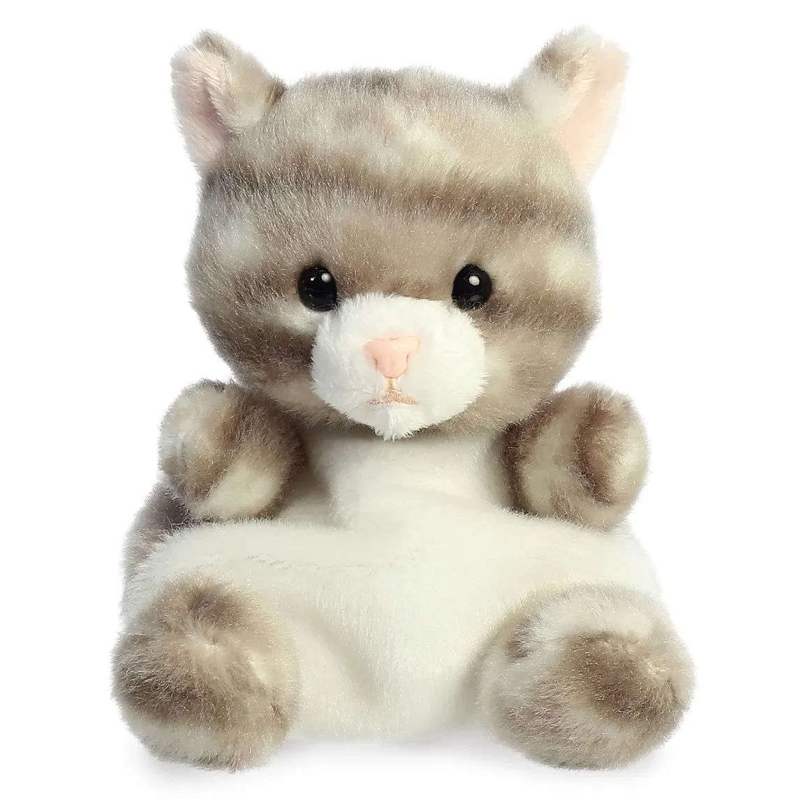 5" Silver Kitty Plush Palm Pals by Aurora