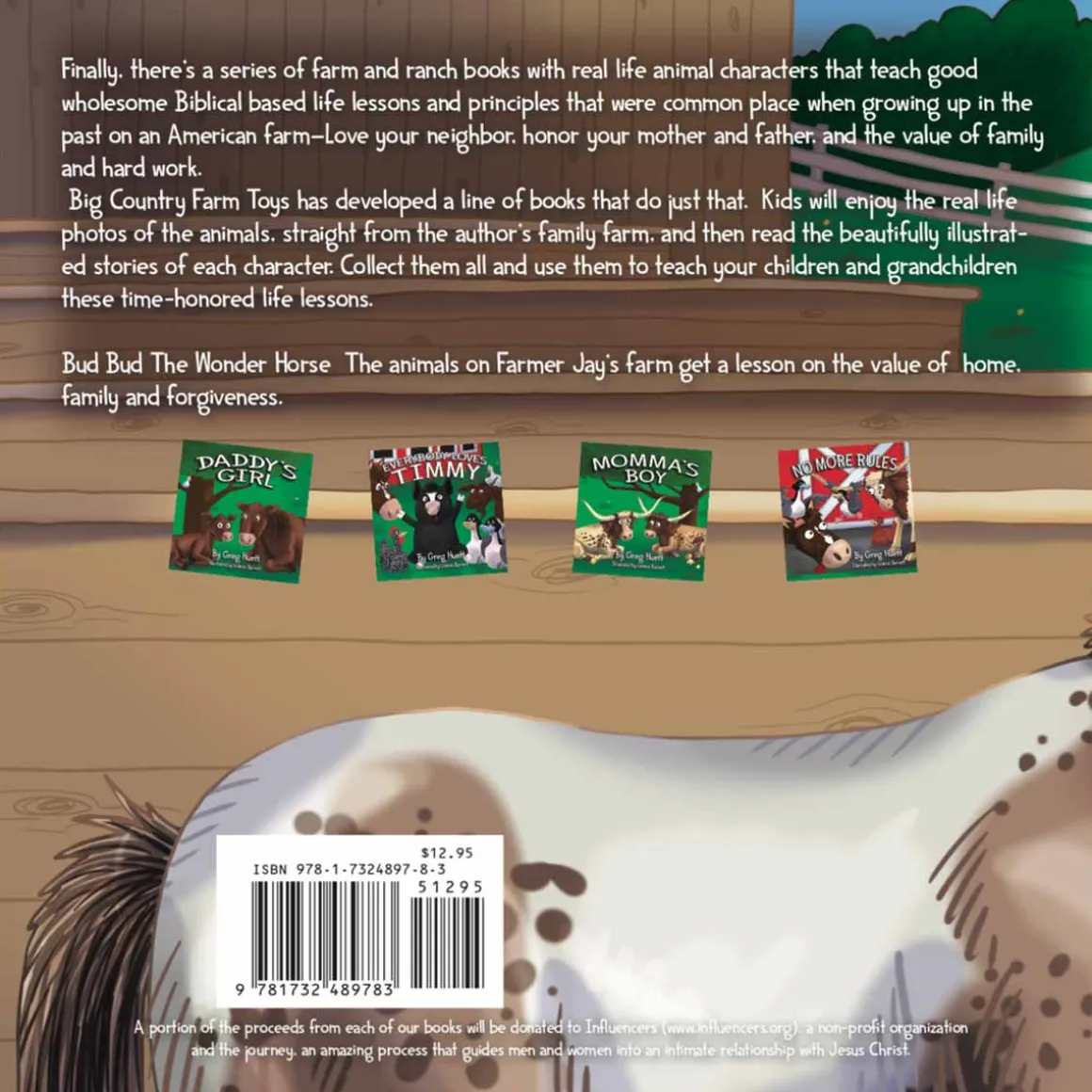 "Bud Bud the Wonder Horse" Children's Book by Greg Huett