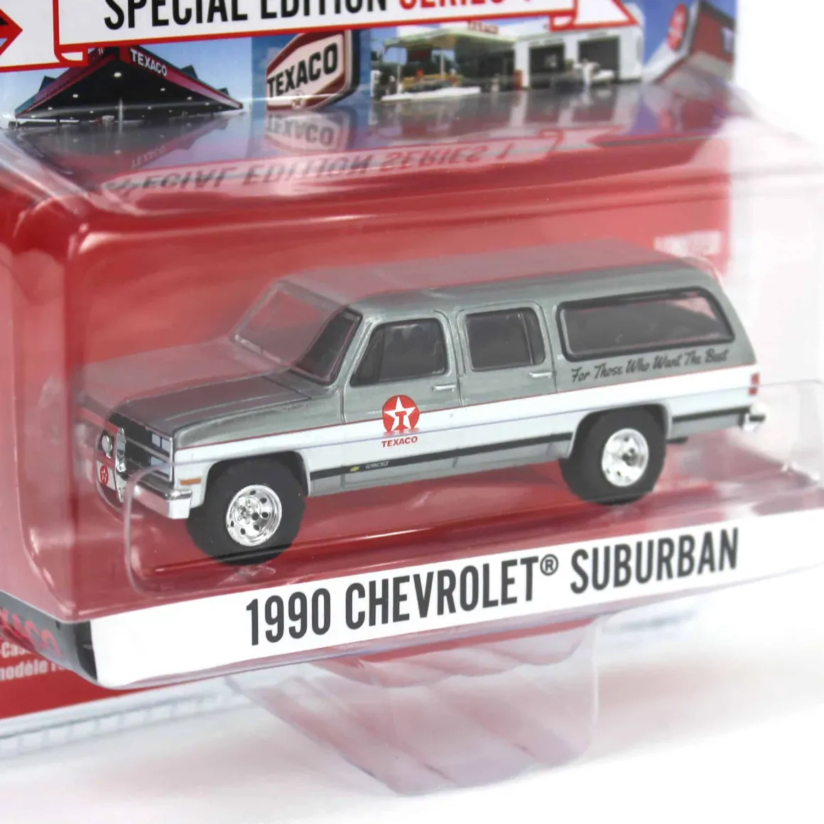 Raw Chase Unit ~ 1/64 1990 Chevrolet Suburban, Texaco Special Edition Series 1