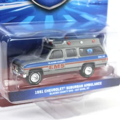 Raw Chase Unit ~ 1/64 1991 Chevrolet Suburban Ambulance, Glacier County EMS, First Responders Series 2