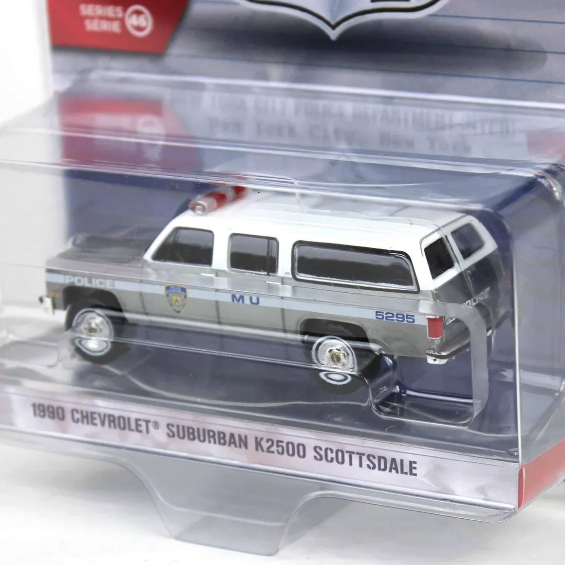 Raw Chase Unit ~ 1/64 1990 Chevrolet Suburban K2500 Scottsdale, NYPD, Hot Pursuit Series 46