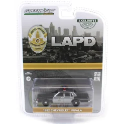 Raw Chase Unit ~ 1/64 1982 Chevrolet Impala, Los Angeles Police Department (LAPD), Hobby Exclusive