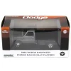 Raw Chase Unit ~ 1/64 1985 Dodge Ram W350 Dually Flatbed Pickup Truck, Red with Black Flatbed, Diecast Direct Exclusive