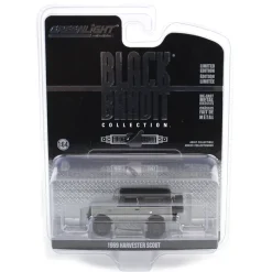 Raw Chase Unit ~ 1/64 1969 Harvester Scout Lifted, Black Bandit Series 29