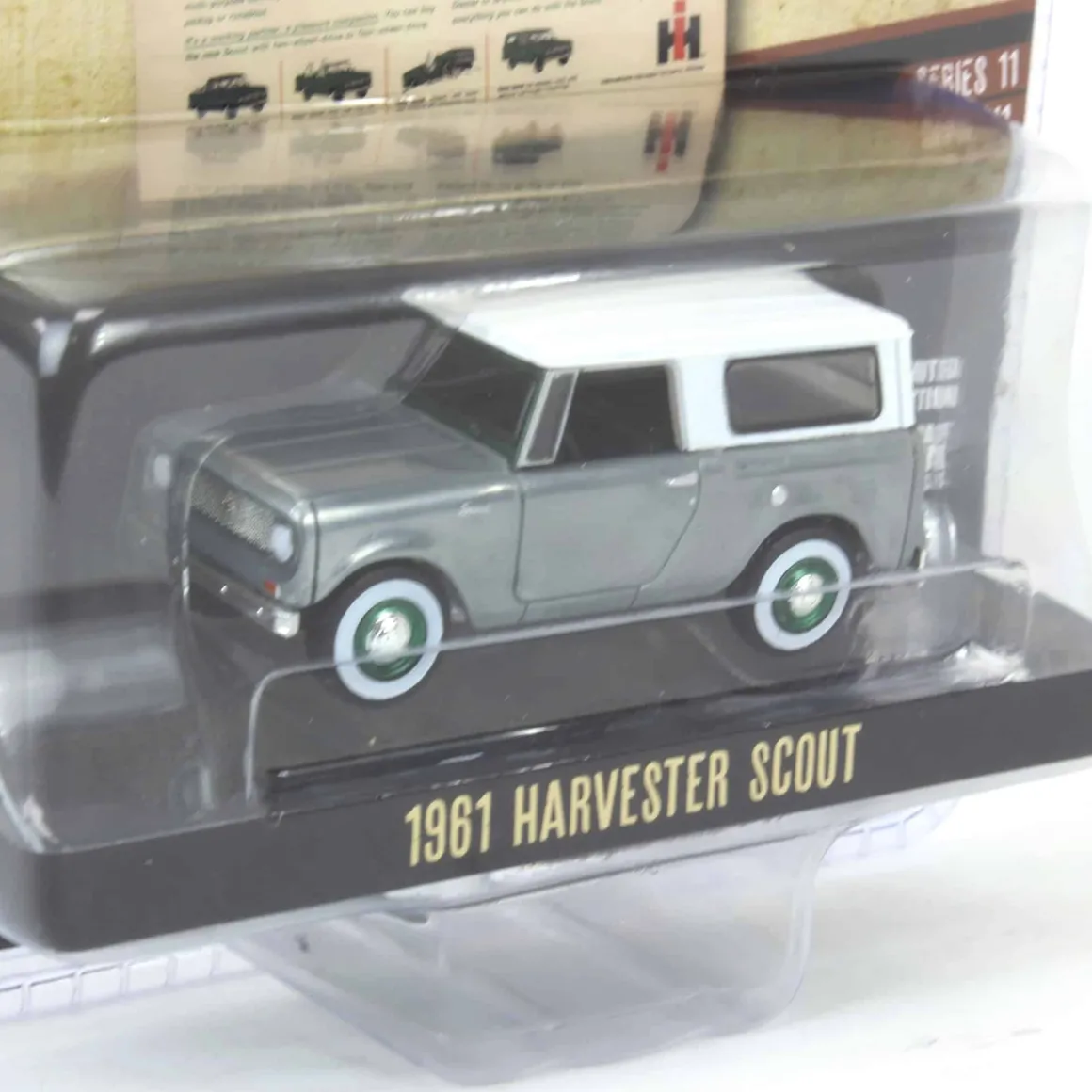Raw Chase Unit ~ 1/64 1961 Harvester Scout “Meet the Scout!", Vintage Ad Cars Series 11