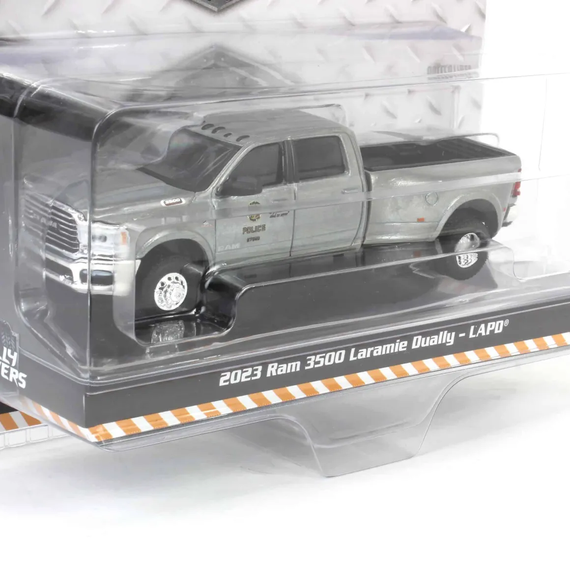Raw Chase Unit ~ 1/64 2023 Ram 3500 Laramie Dually, Los Angeles Police Department, Dually Drivers Series 15