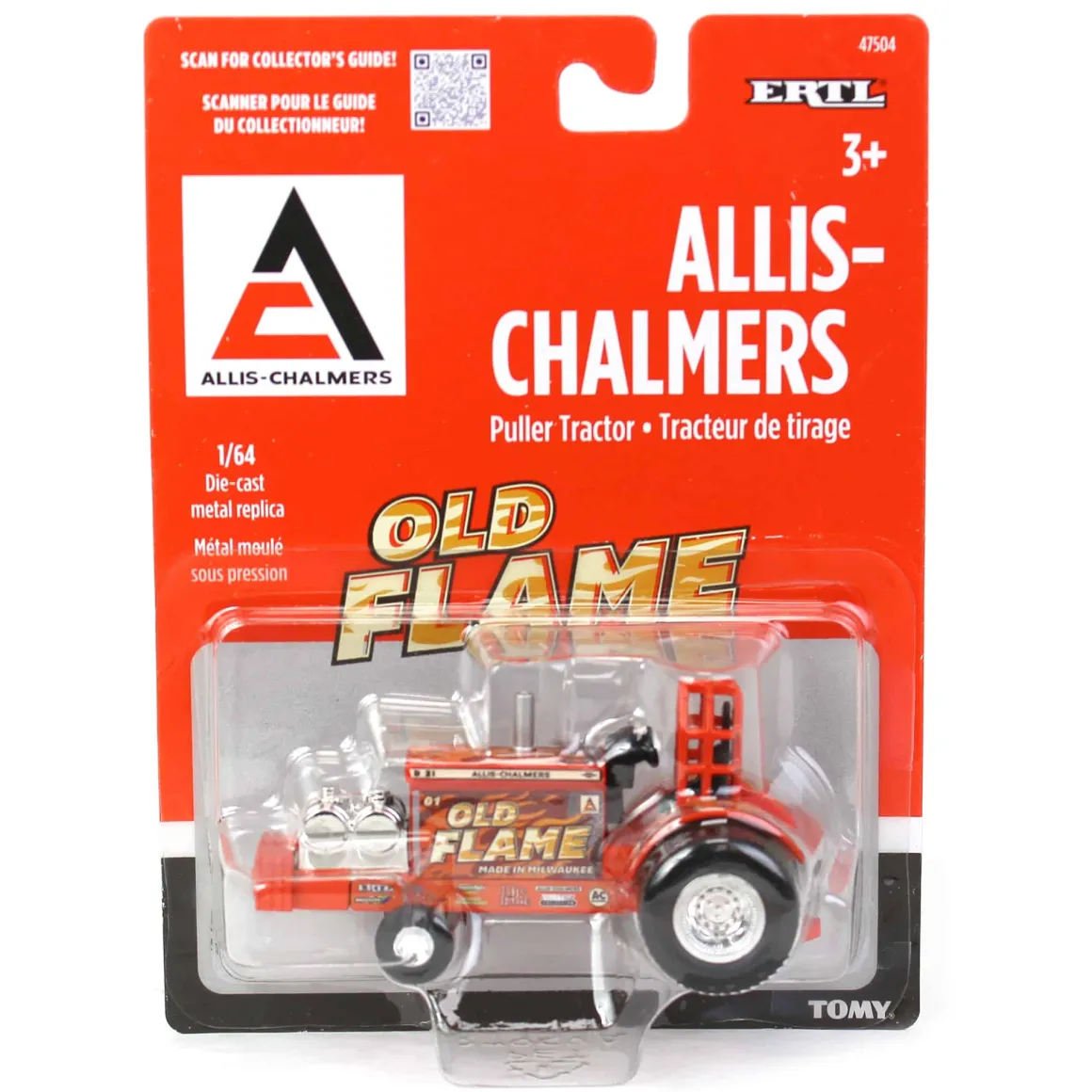 Sealed Case of 12 ~ 1/64 Allis Chalmers "Old Flame" & "Milwaukee Mudder" Pulling Tractors