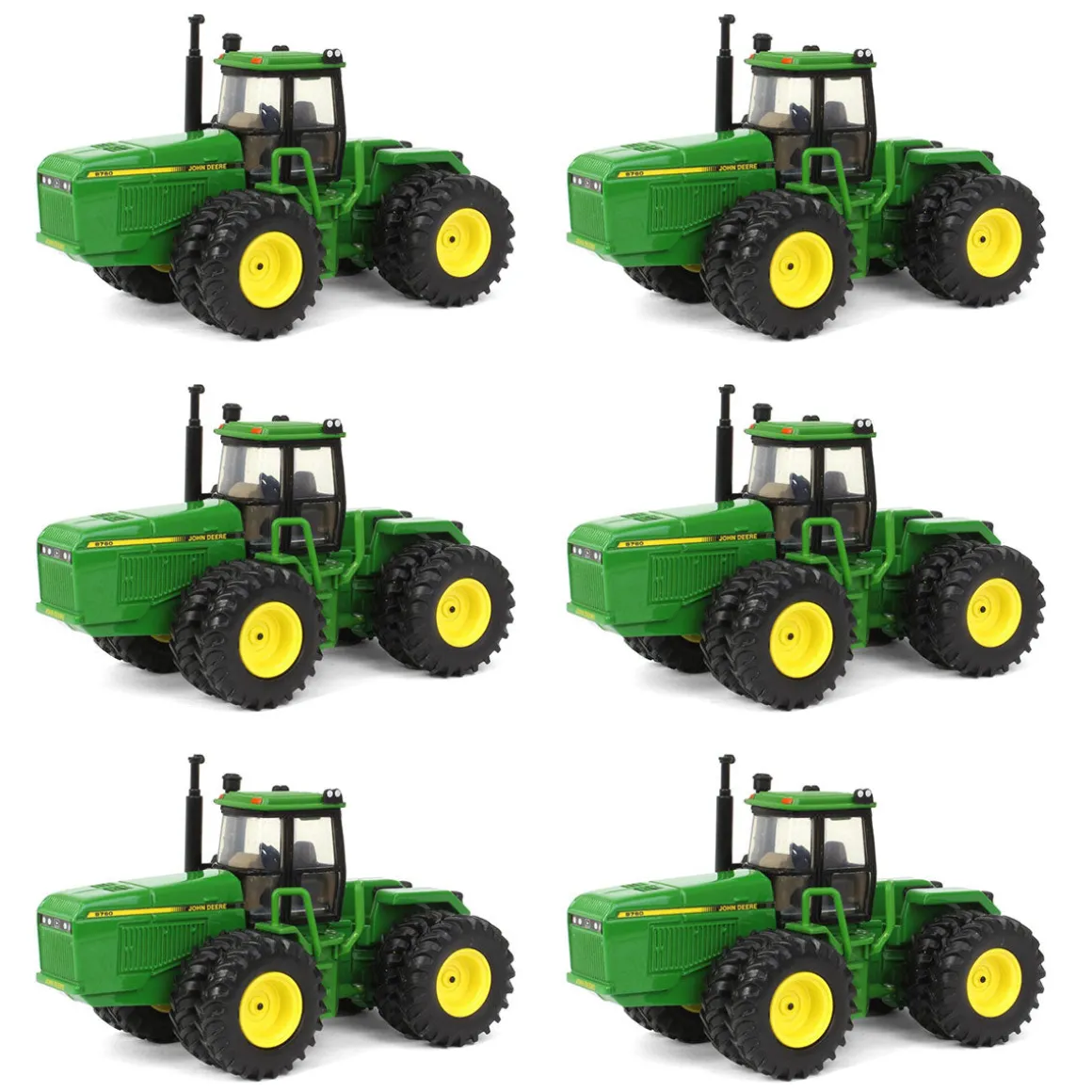 Sealed Case of 6 ~ 1/64 John Deere 8760 Tractor with Front & Rear Duals