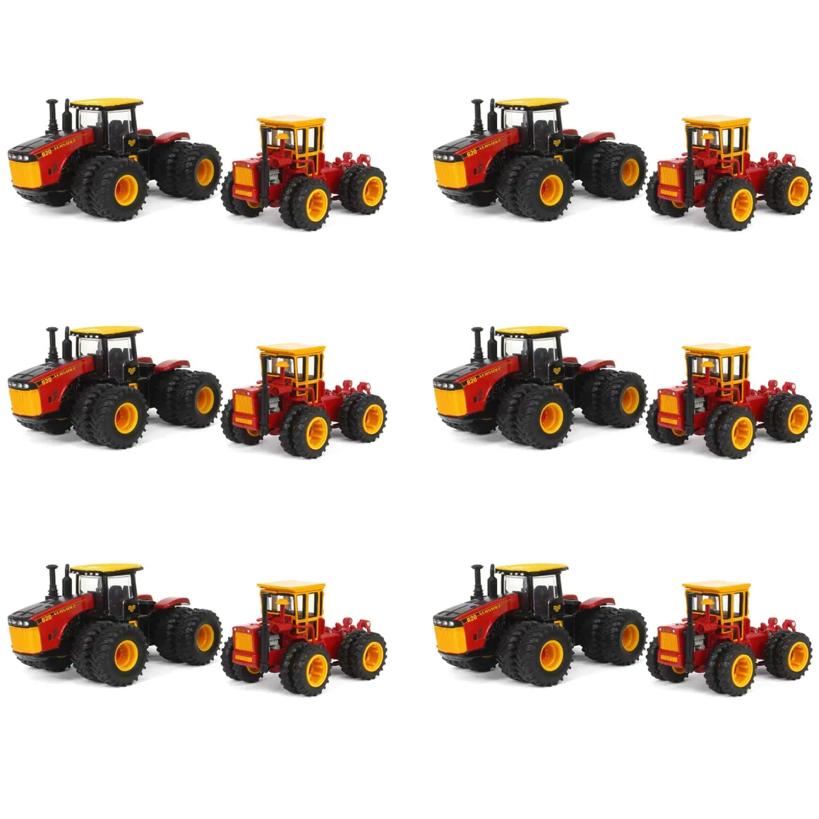 Sealed Case of 6 ~ 1/64 Versatile 145 & 620 Tractor Set, ERTL Prestige Collection