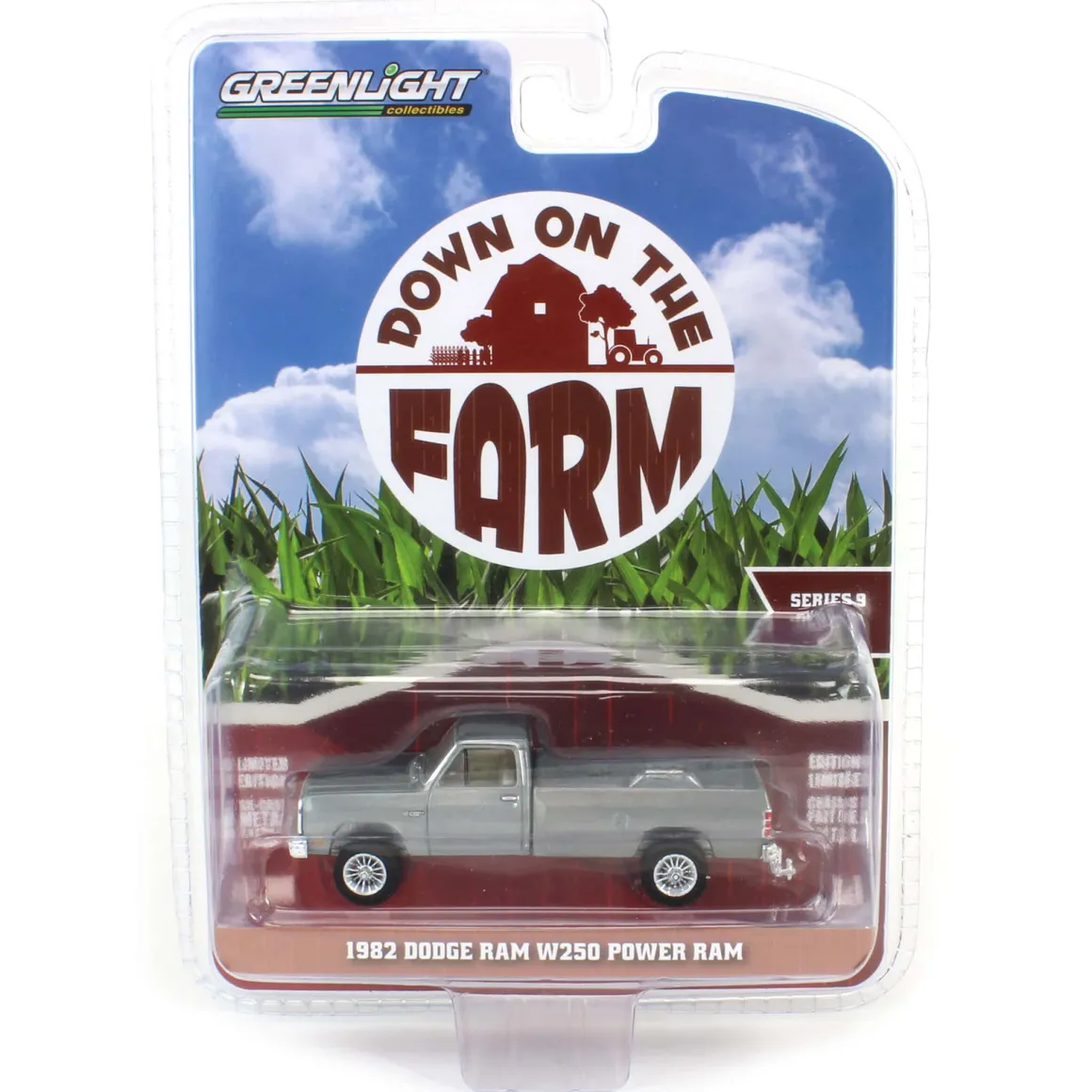 Serial #100 Raw Chase Unit ~ 1/64 1982 Dodge Ram W250 Power Ram, Down on the Farm Series 9