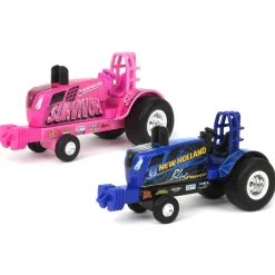 Set of 2 ~ 1/64 New Holland "Survivor" & "Blue Power" Pulling Tractors