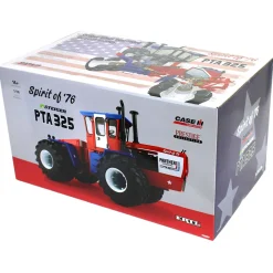Set of 2 Steiger 4WD Tractors ~ PTA 325 "Spirit of '76" Stars & Stripes + CA325 Industrial Yellow