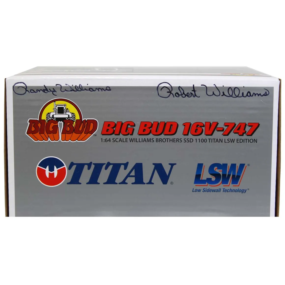 Signed ~ 1/64 High Detail Big Bud 16V-747 Silver Series Detroit 1100 HP Titan LSW Goodyear Tire Edition