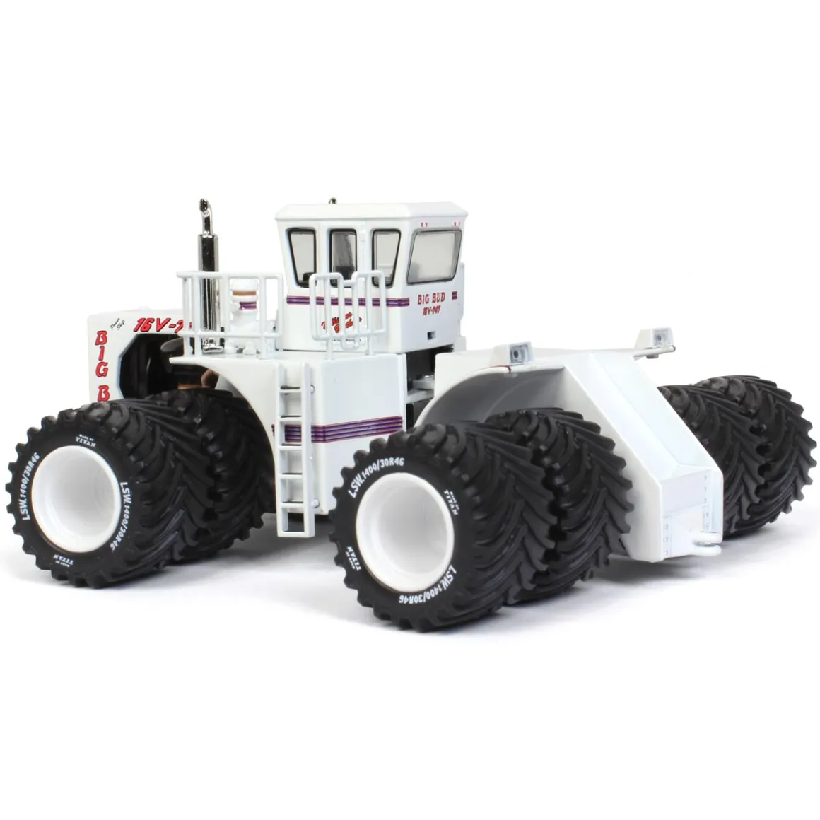 Signed ~ 1/64 High Detail Big Bud 16V-747 Silver Series Detroit 1100 HP Titan LSW Goodyear Tire Edition