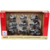 Silver Chase ~ 1/64 ERTL 75th Anniversary 9 Piece Case IH Tractor Set, One Time Production