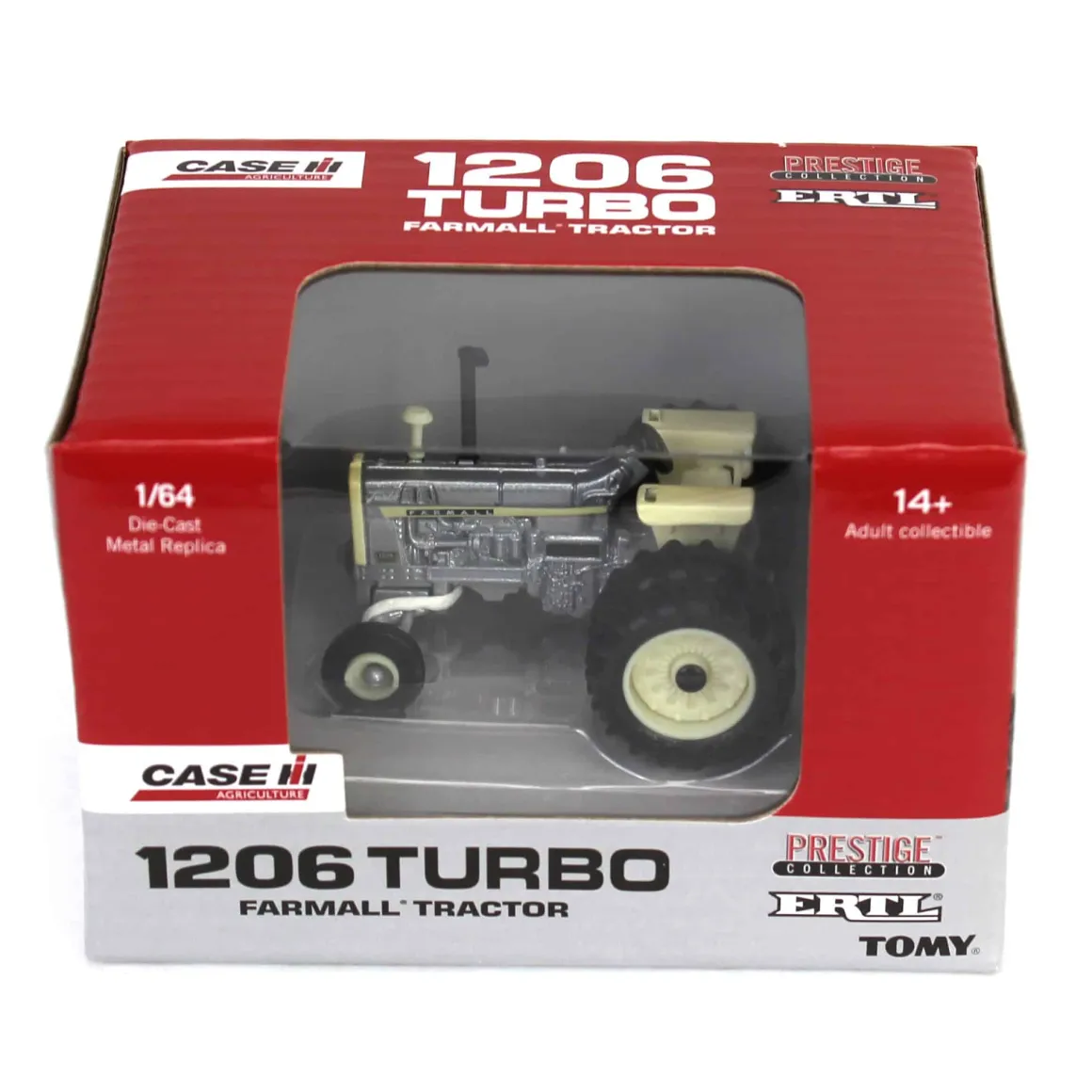 Silver Chase Unit ~ 1/64 IH Farmall 1206 Turbo Tractor with Rear Duals, ERTL Prestige Collection