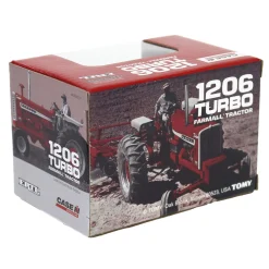 Silver Chase Unit ~ 1/64 IH Farmall 1206 Turbo Tractor with Rear Duals, ERTL Prestige Collection