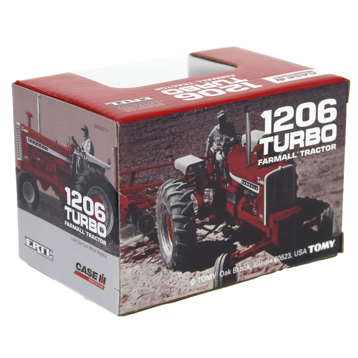 Silver Chase Unit ~ 1/64 IH Farmall 1206 Turbo Tractor with Rear Duals, ERTL Prestige Collection