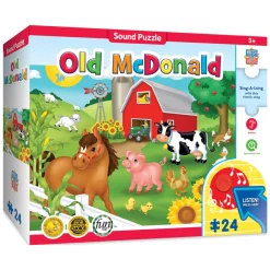 SING-A-LONG Sound 24pc Floor Puzzle "Old McDonald"