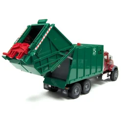 1/16th Bruder MACK Granite Rear Loading Garbage Truck & Hard Hat by Bruder