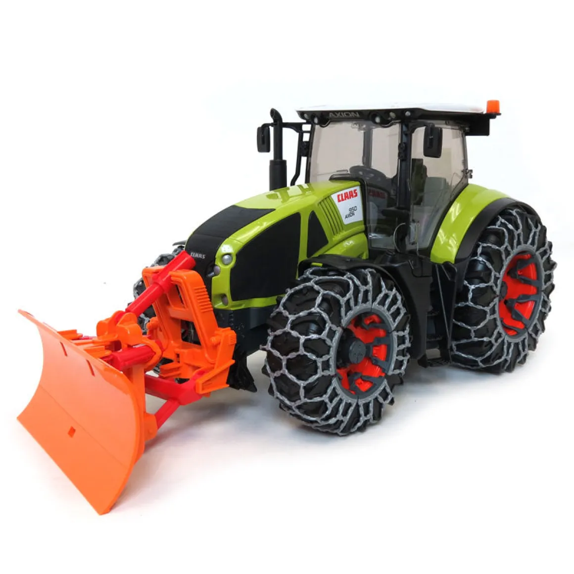 1/16th Claas Axion 950 Tractor w/ Snow Blower, Tire Chains & Snow Plow