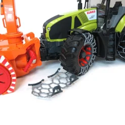 1/16th Claas Axion 950 Tractor w/ Snow Blower & Tire Chains & Hard Hat by Bruder