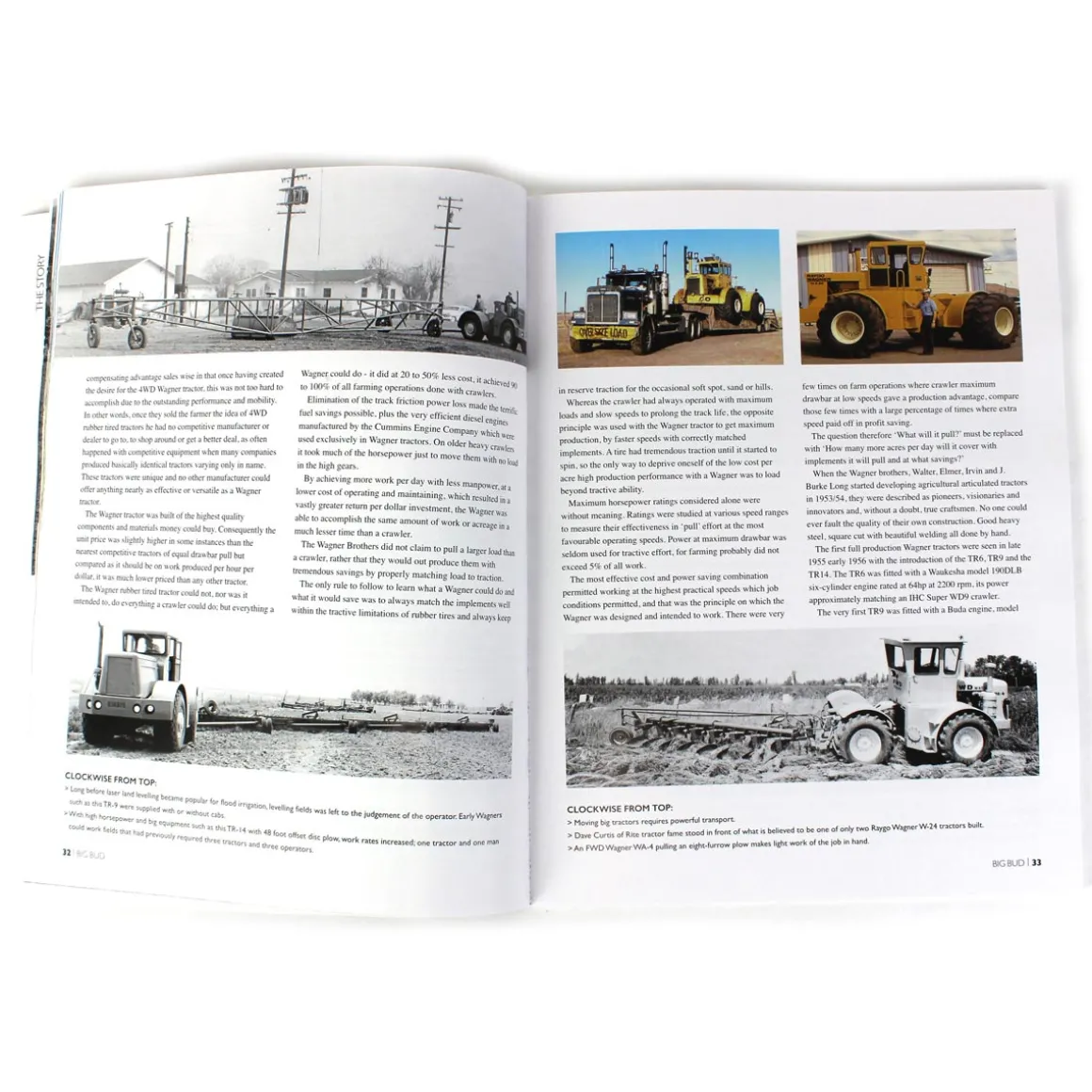The Big Bud Tractor Story 146 Page Book by Peter D. Simpson