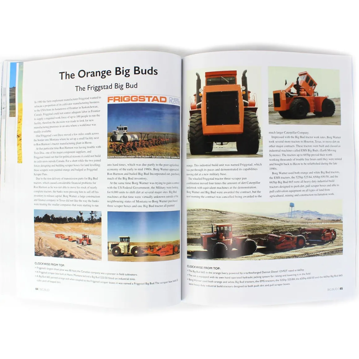 The Big Bud Tractor Story 146 Page Book by Peter D. Simpson