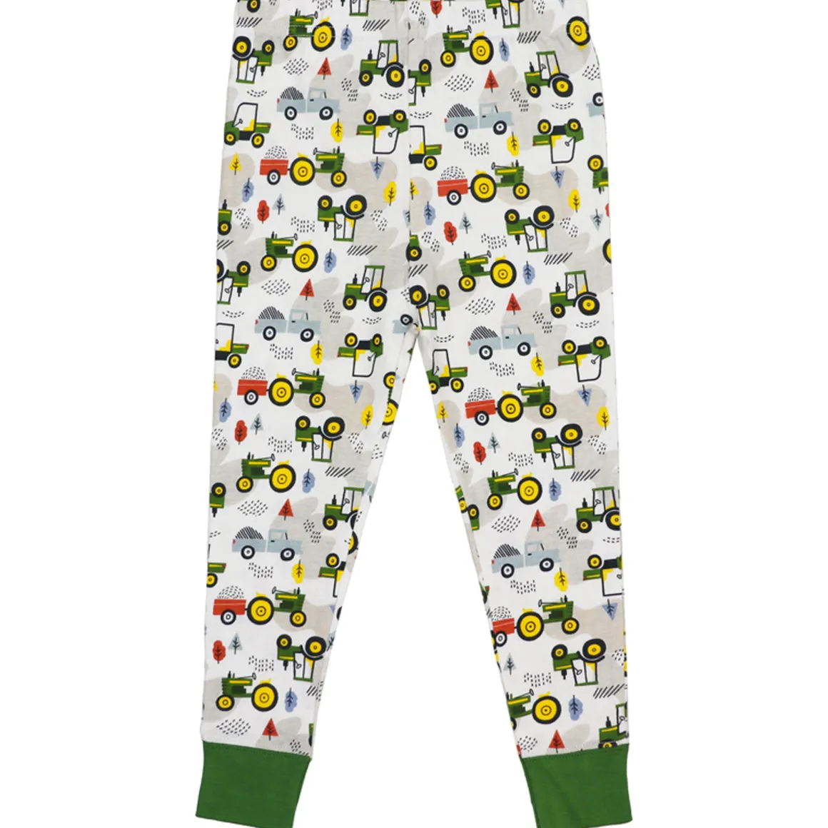 Toddler John Deere Farm Time White Long Sleeve Pajama Set