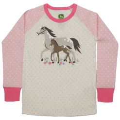 Toddler John Deere Mama & Foal Polka Dots Pajama Set