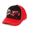 Toddler "IH is for Tractor" Red & Black Twill Cap