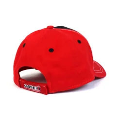 Toddler "IH is for Tractor" Red & Black Twill Cap