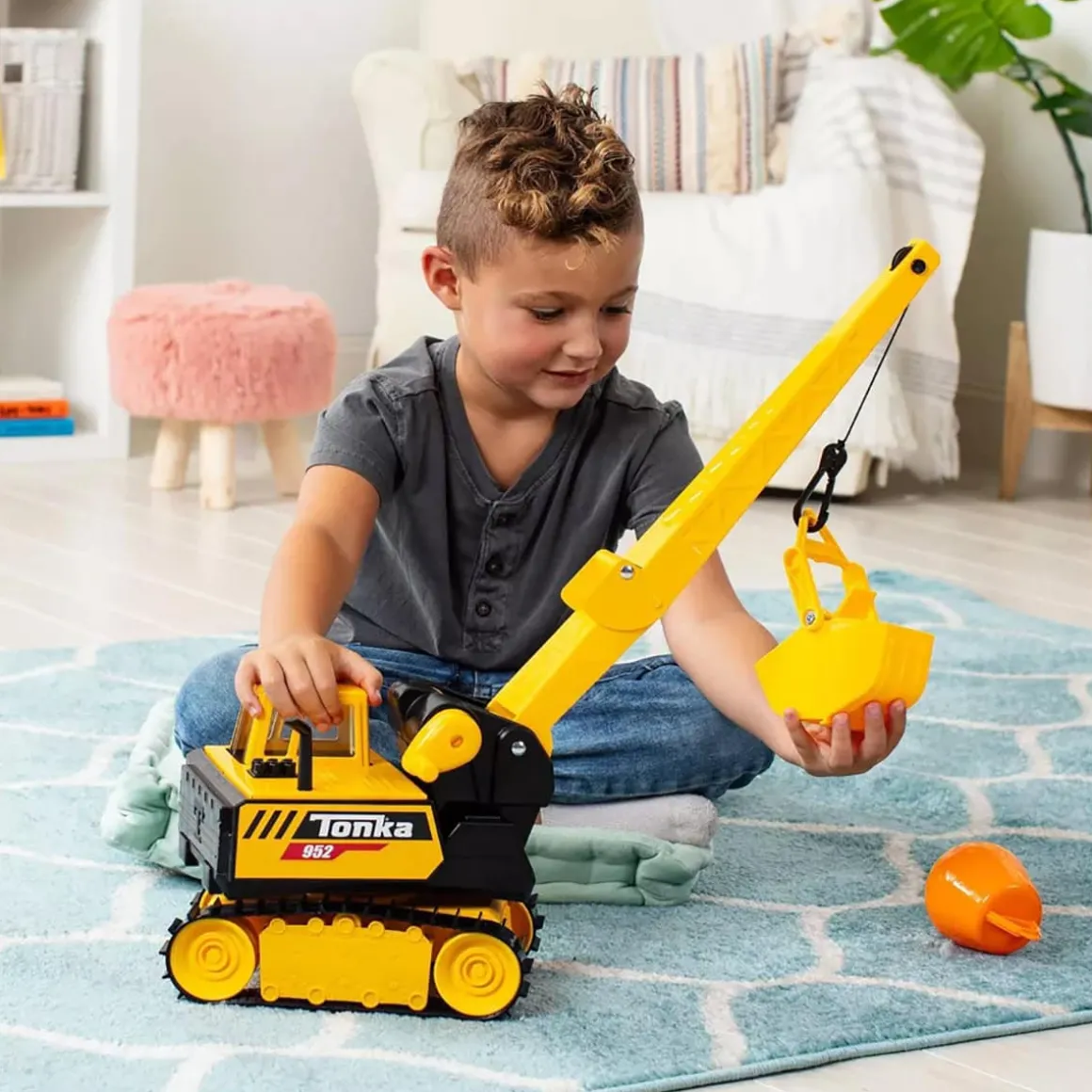 Tonka Steel Classics Crane with Wrecking Ball