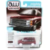 Ultra Red Chase ~ 1/64 Auto World 1985 Dodge Caravan, Crimson Red with Black