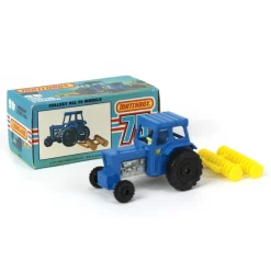 Vintage Matchbox Ford Tractor with Harrow