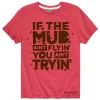 Youth Case IH If The Mud Ain't Flyin' You Ain't Tryin' Red Short Sleeve T-shirt