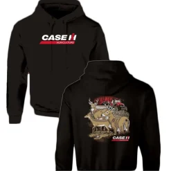 YOUTH Case IH Magnum in Field Black Hooded Sweatshirt