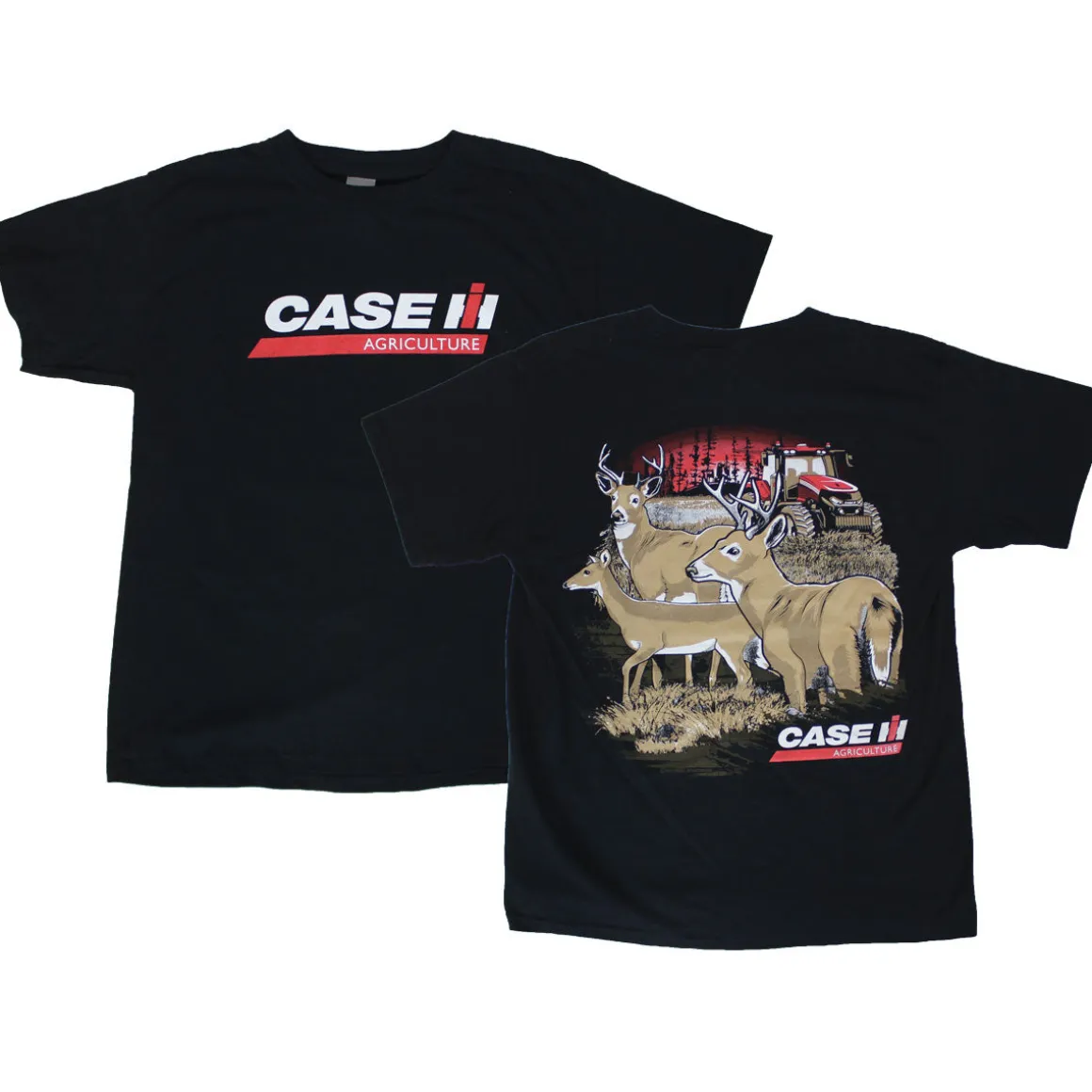 YOUTH Case IH Magnum in Field Black Short Sleeve T-shirt